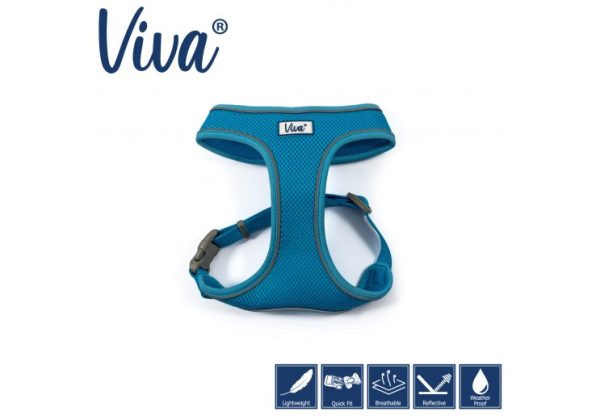 Ancol - Viva Comfort Mesh Harness - Blue - Small (34-45cm) For Discount