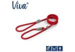 Ancol - Viva Nylon Reflective Rope Slip Lead - Red - 120cm x 12mm (Max50kg) Online now