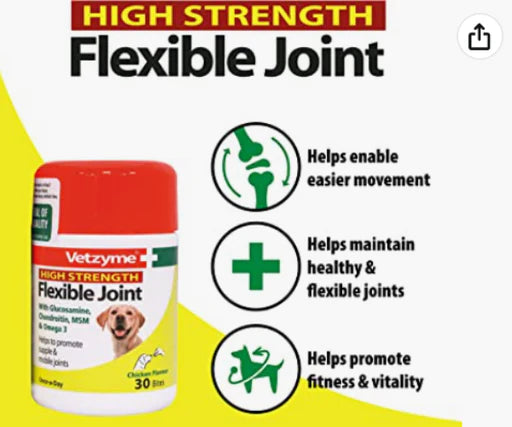 Vetzyme - High Strength Flexible Joint - 30 Tablets For Cheap