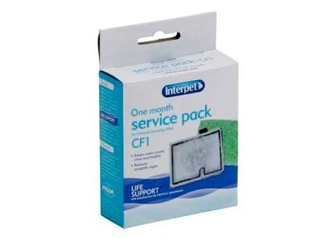 Interpet - Internal Cartridge Filter Service Kit - Cf1 - One Month For Cheap