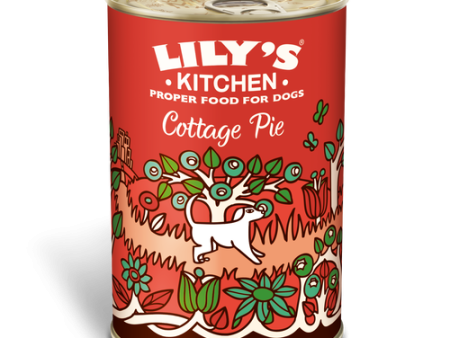 Lilys Kitchen - Cottage Pie Wet Dog  - 400g Tin For Discount