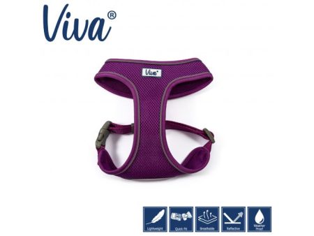 Ancol - Viva Comfort Mesh Harness - Purple - Small (34-45cm) Fashion