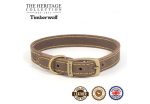 Ancol - Timberwolf Leather Collar - Sable - Size 1 (20-26cm) Discount