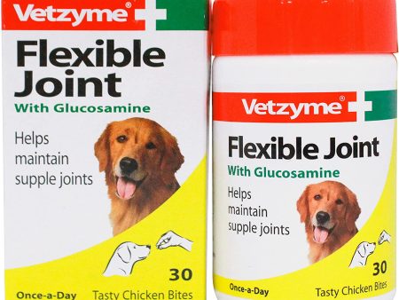 Vetzyme - Dog Flexible Joint With Glucosamine - 30 Tablets Cheap