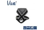 Ancol - Viva Nylon Padded Harness - Black - Large (52-71cm) Online now