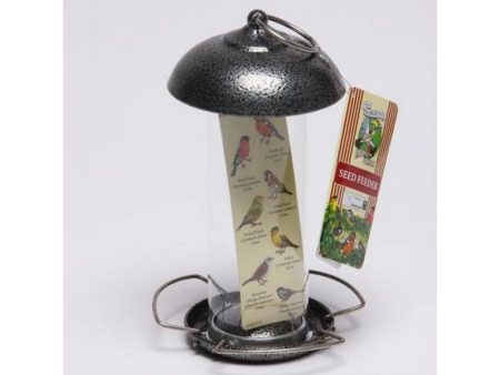 Walter Harrisons - Hammertone Silver Mini Seed Feeder - 20cm Fashion