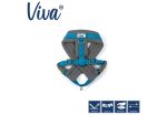 Ancol - Viva Nylon Padded Harness - Cyan - Small (36-42cm) Discount