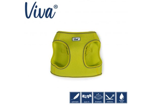 Ancol - Viva Step-in Harness - Lime - Small Medium For Sale