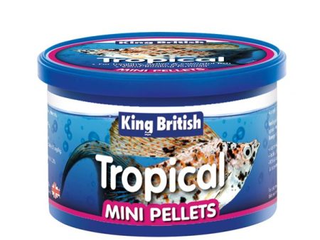 King British - Tropical Fish Mini Pellets - 45g Fashion