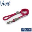 Ancol - Viva Nylon Reflective Rope Snap Lead - Pink - 107cm x 12mm (max 50kg) Online