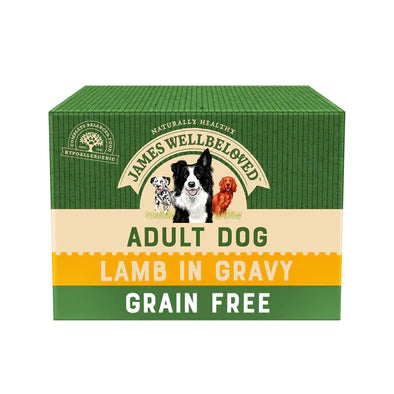 James Wellbeloved - Adult Dog Grain Free Wet Food - Lamb - 90g Pouch For Discount