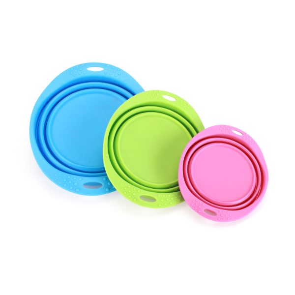 Beco Things - Collapsible Silicone Travel Bowl - Blue - Medium For Cheap