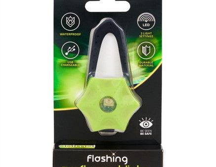 Animal Instincts - Flashing Safety Sunflower USB Blinker - Yellow Sale