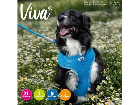 Ancol - Viva Comfort Mesh Harness - Blue - Large (53-74cm) For Cheap