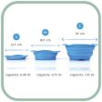 Beco Things - Collapsible Silicone Travel Bowl - Blue - Medium For Cheap