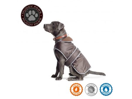 Ancol - Stormguard Dog Coat - Chocolate Brown - Medium Discount