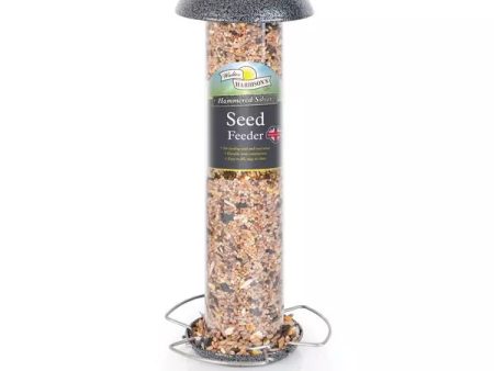 Walter Harrisons - Hammertone Silver Seed Feeder - 30cm Sale