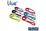 Ancol - Viva Nylon Reflective Rope Snap Lead - Blue - 107cm x 10mm (Max 30kg) on Sale