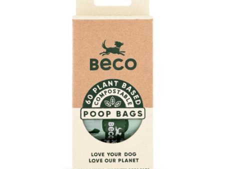 Beco - Compostable (Eco-Friendly) Poop Bags - 60 Pack (4 Rolls) Fashion