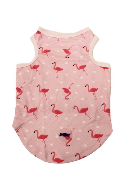 Animate - Pet Cooling Vest -Flamingo - Med -  38cm (Chest: 55cm, Neck: 35cm) Online