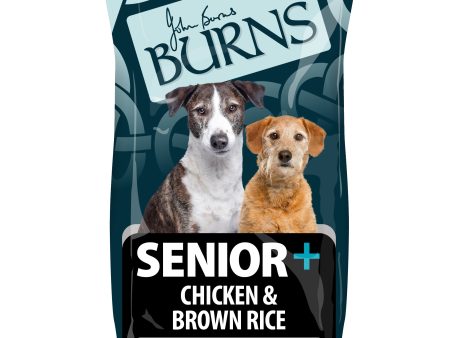 Burns - Senior+ Medium Large Breed Dog Food -  Chicken & Brown Rice - 12kg Fashion