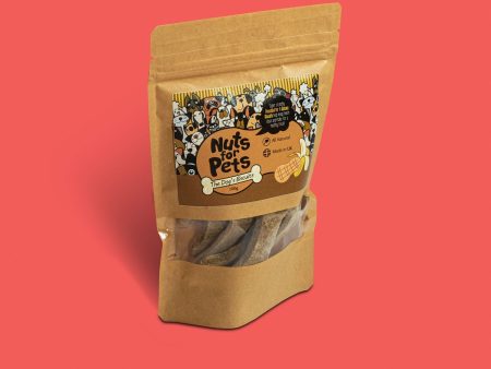 Nuts For Pets - Dog Biscuits - Peamutt Butter & Banana - 100g For Sale