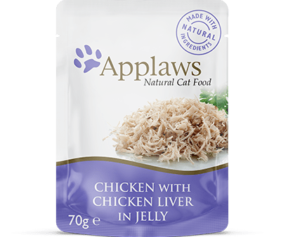 Applaws - Chicken With Liver In Jelly Cat Food - 70g Pouch Hot on Sale