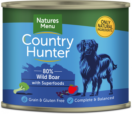 Natures Menu - Country Hunter - Wild Boar with Superfood - 600g Tin Sale