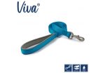 Ancol - Viva Nylon Padded Snap Lead - Blue - 180cm x 25mm (Max 75kg) For Sale