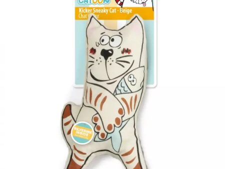 All For Paws - Catoon Kicker Sneaky Cat Toy Online now