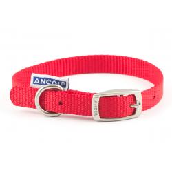 Ancol - Viva Nylon Buckle Collar - Red - Size 2 (26-31cm) Cheap