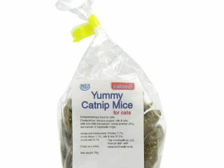 Hatchwell - Yoghurt & Catnip Mice Cat Treat - 70g Online now