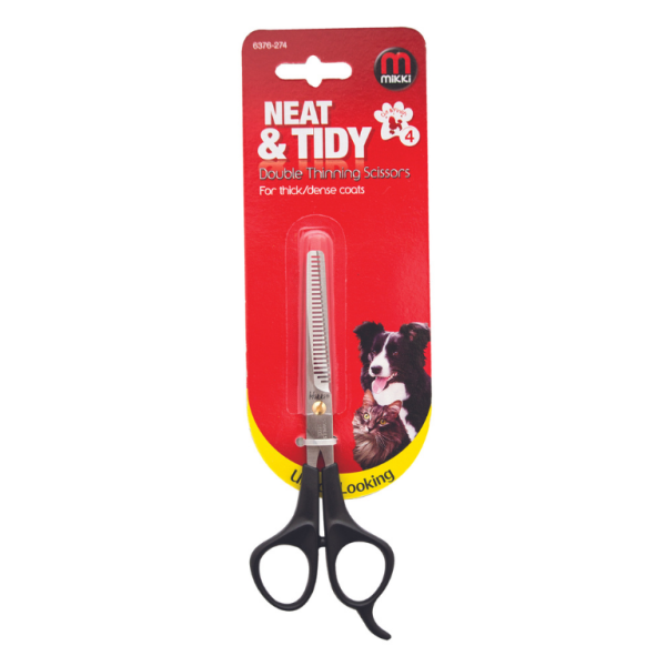 Mikki - Double Thinning Scissors - Thick Coats Online Sale