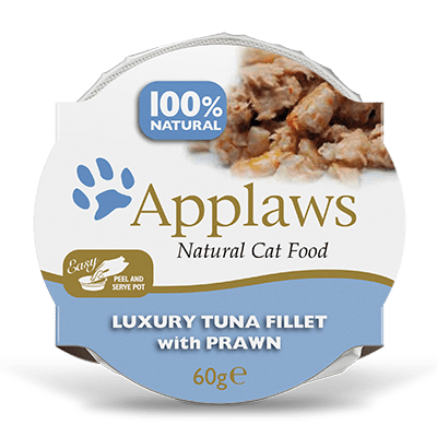 Applaws - Luxury Tuna Fillet With Prawn in broth - 60g pot Discount