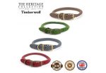 Ancol - Timberwolf Round Leather Collar - Sable - 45-54cm (Size 6) For Cheap