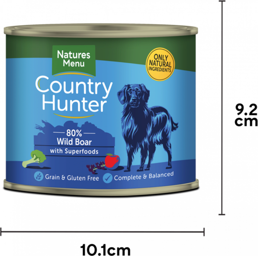 Natures Menu - Country Hunter - Wild Boar with Superfood - 600g Tin Sale