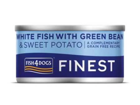 Fish4Dogs - Finest White Fish With Green Bean & Sweet Potato - 85g For Discount