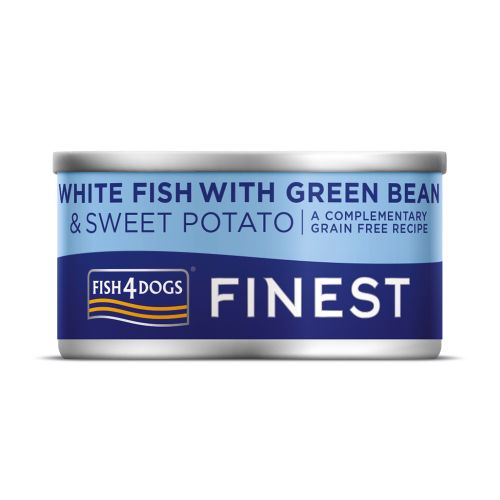 Fish4Dogs - Finest White Fish With Green Bean & Sweet Potato - 85g For Discount