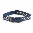 Ancol - Reflective Bone Collar - Blue - Large (45-70cm) Discount