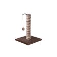 Ancol - Premo Deluxe Scratch Post With Toy - Chocolate - 29 x 40cm Online now