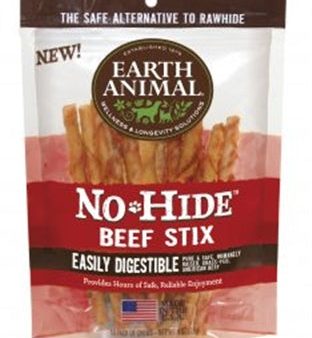 Earth Animal - No Hide - Beef - Dog Stix 10pk on Sale