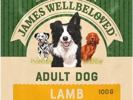 James Wellbeloved - Adult Dog Grain Free Wet Food - Lamb - 90g Pouch For Discount