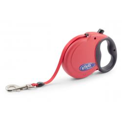 Ancol - Viva Retractable 5m Lead - Red - Large Online