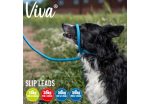 Ancol - Viva Nylon Reflective Rope Slip Lead - Blue - 150cm x 12mm (Max50kg) on Sale