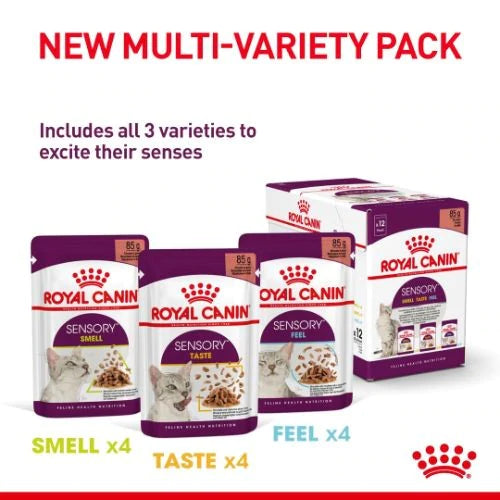 Royal Canin - Sensory Cat Food - Variety Multipack (in gravy) Online Sale