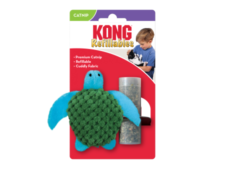 Kong - Refillable - Catnip Turtle Online Hot Sale