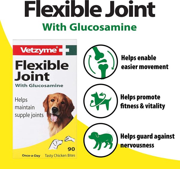 Vetzyme - Dog Flexible Joint With Glucosamine - 90 Tablets Online