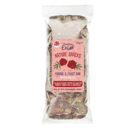 Burgess - Excel - Forage & Feast Hay Bar - Rose - 60g For Cheap