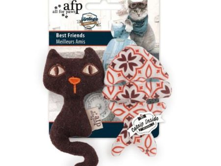 All For Paws - Vintage Cat Best Friends Toy For Discount