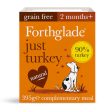 Forthglade - Just Turkey Grain free Dog Food - 395g on Sale